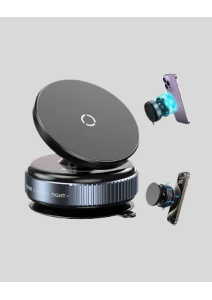 Mıknatıslı Araç Telefon Tutucu Vakum Teknolojili 360° Ayarlanabilir modelleri