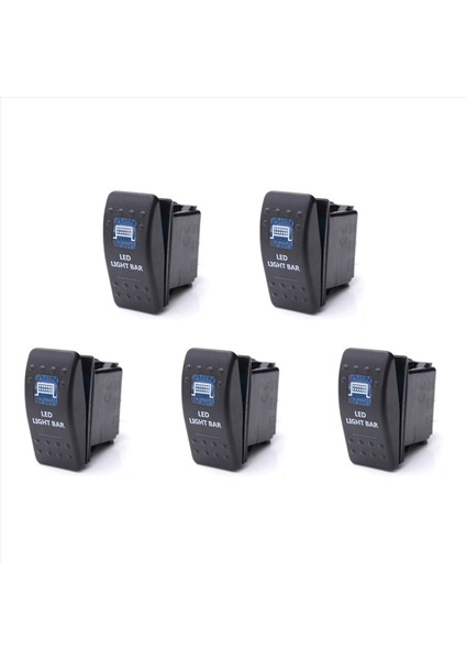 5x Araba Teknesi Arb Carling Çift LED Işık Rocker Switch Spst On-Off 12/24V Ce 10A 1 (Yurt Dışından)