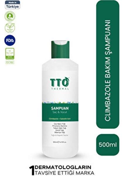 Saç Ve Vücut Şampuanı 500 ml Beyaz Besleyici Etkili Çay Ağacı Yağı İçeren Normal Saçlar İçin fırsatları