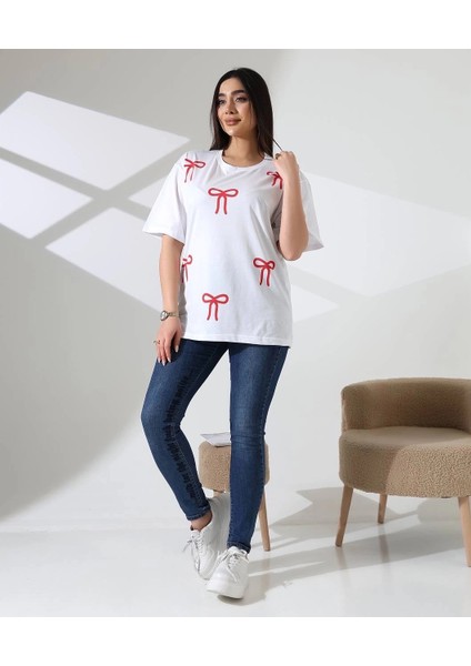 Kurdele Baskılı Tişört fiyatları