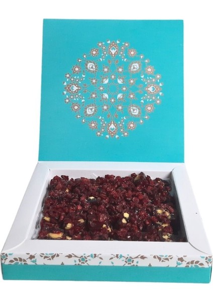 Çifte Kavrulmuş Antep Fıstıklı Zereşk Üzümü Kaplı Nar Aromalı Lokum 300GR fiyatları