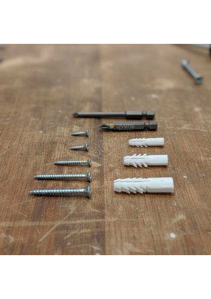 Vida ve Dübel Seti 10’lu + Organizer Kutu | Çok Amaçlı Montaj ve Tamir Seti modelleri