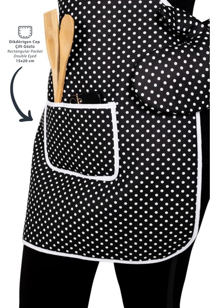 4'lü Mutfak Çeyiz Seti ; Mutfak Önlüğü , Fırın Eldiveni ve Tutacak Takımı fırsatları