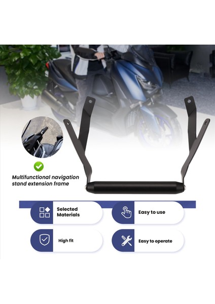 Motosiklet Ön Telefon Stand Tutucu Akıllı Telefon Telefon Gps Navigaton Braketi Yamaha Xmax 300 XMAX300 2023 (Yurt Dışından) fırsatları