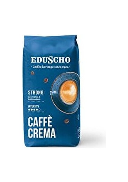Caffè Crema Strong 1 kg Çekirdek Kahve Almanya Menşeli Aromatik ve Dolgun Lezzet fırsatları