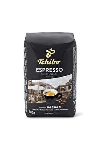 Espresso Sicilia Style 500 g Çekirdek Kahve Almanya Menşeli Yoğun Aromalı