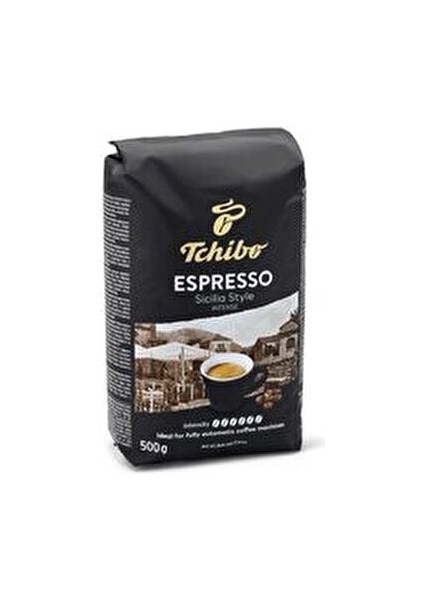 Espresso Sicilia Style 500 g Çekirdek Kahve Almanya Menşeli Yoğun Aromalı