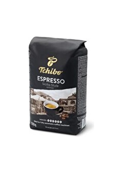 Espresso Sicilia Style 500 g Çekirdek Kahve Almanya Menşeli Yoğun Aromalı