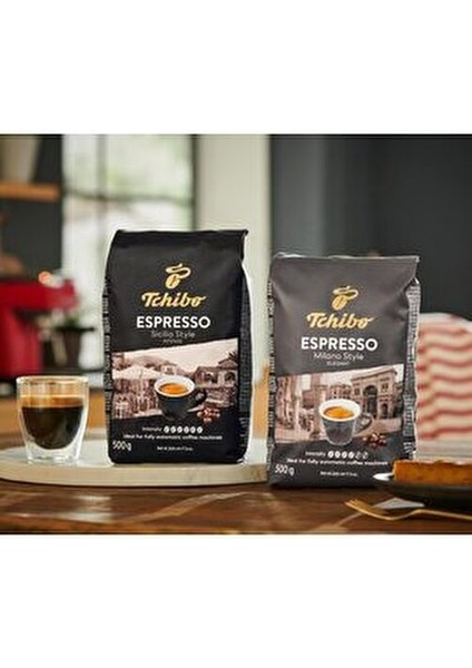 Espresso Sicilia Style 500 g Çekirdek Kahve Almanya Menşeli Yoğun Aromalı