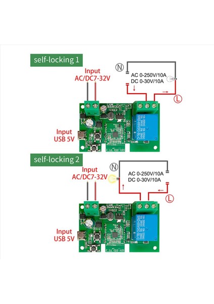 2x Wifi Akıllı Anahtar Ewelink Dıy Zamanlayıcı 1ch 7-32V RF433 2 4g Wifi Smartlife Ev Otomasyon Modülü Alexa Google Home (Yurt Dışından) fırsatları