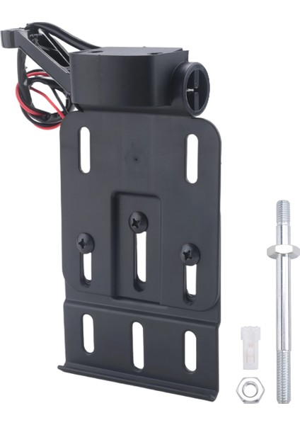Motosiklet Teleskopik Katlama LED Işık Yan Montaj Plaka Tutucu Harley Dyna Fat Boy Sportster 883 1200 Xl 07-16 Siyah (Yurt Dışından)