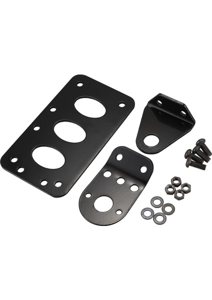 Evrensel Motosiklet Yan Montajlı Kuyruk Işık Çerçevesi Plaka Plakası Braketi Retro Metal Motosiklet Aksesuarları (Yurt Dışından)