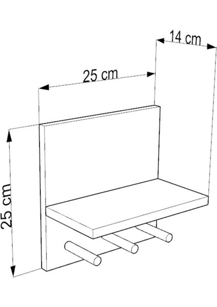 Şık ve Fonksiyonel Duvar Askılığı – Raf Seti | Dekoratif & Çok Amaçlı Kullanım fırsatları