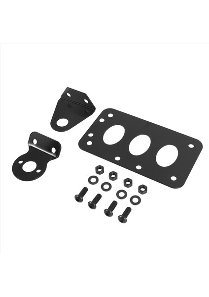 Siyah Motosiklet Yan Montaj Plaka Braketi Bobber Helikopter Harley Sportster Stop Light CB750 XS650 Kuyruk Işığı (Yurt Dışından) fiyatları