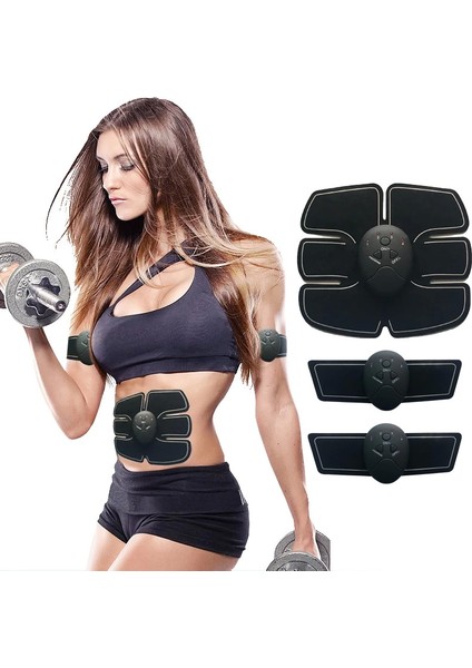 Ems Pack Kas Gelistirici Masaj Aleti - Karın Kası - 6 Bölge - 6 Parça ( Lisinya )