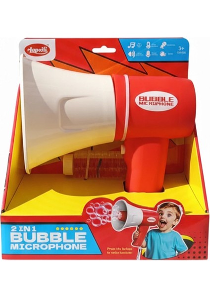 Pilli Ses Kayıtlı Köpük Atan Megafon Köpüklü Megaafon