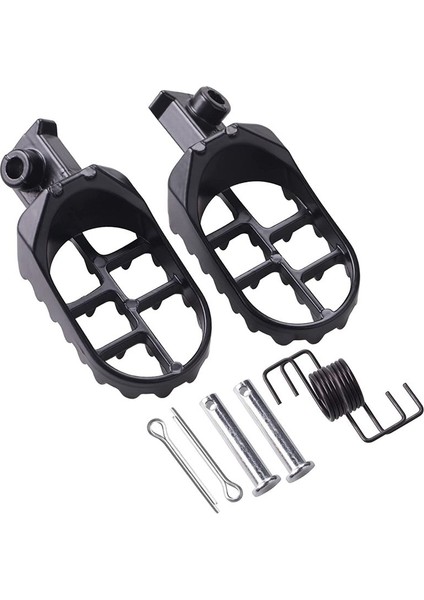 Dirt Bike Ayağı Pegs Yamaha Için Coleman Baja Taotao Için Alüminyum Ayak Pedalları PW50 1981-2021 PW80 1983-2006 (Yurt Dışından)