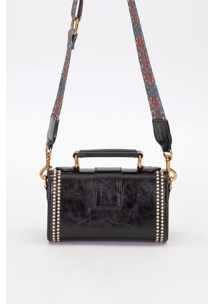 Premium Siyah Benek Detay Gri Omuz Çantası - 930429 fırsatları