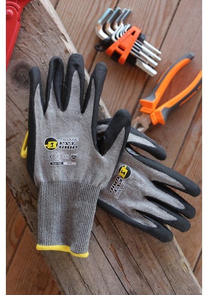 Iş Eldiveni Hanvo Kesilmeye Dirençli Nitril Kaplama Eldiven fiyatları