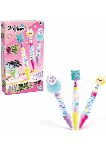 Style 4 Ever Kalem Yapım Seti - Kawaii