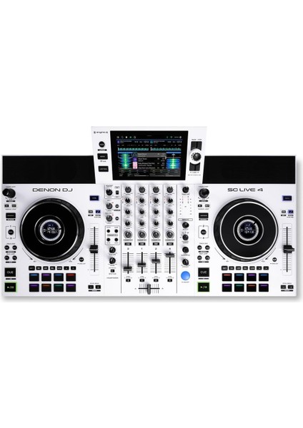 Sc Lıve 4 / White - Dahili Hoparlör Dj Controller