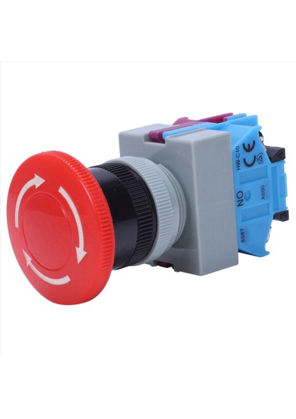 6x Ac 600V 10A Kırmızı Acil Durum Push Düğme Anahtarı 22MM Nc Nc (Yurt Dışından) fırsatları