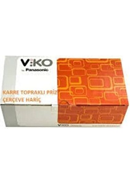 12'li Beyaz Kare Topraklı Elektrik Prizi VİKO0281 Kolay Montaj ve Ev & Ofis Uyumlu fırsatları