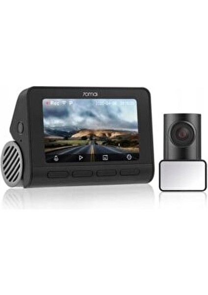 70Mai A800s-1 Set Araç İçi Kamera 1080p Çözünürlük ve 140º Görüş Açısı ile Döngüsel Kayıt