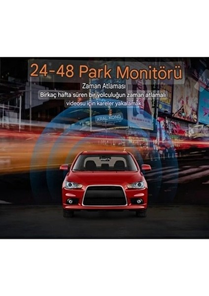 Dvr Wifi Dash Cam 1080p Gece Görüşlü 3 Kameralı Araç İçi Kamera Geniş Görüş Açısı