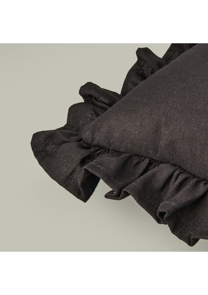 Soft Fancy Kırlent - Siyah - 40X40 cm modelleri