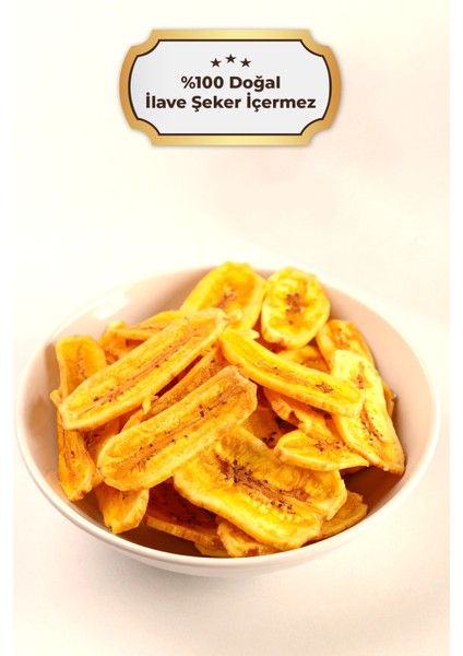 Şekersiz Kurutulmuş Muz – 210GR – Doğal ve Katkısız fiyatları