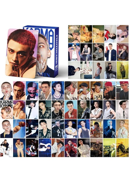 Stray Kıds Hyunjin '' Karma '' Çift Yön Baskılı Lomo Card Seti fiyatları