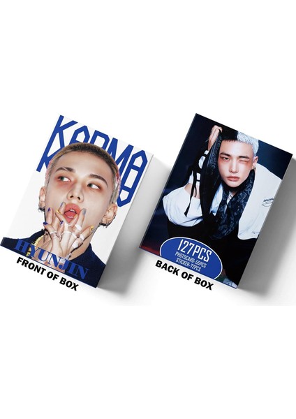 Stray Kıds Hyunjin '' Karma '' Çift Yön Baskılı Lomo Card Seti indirimleri