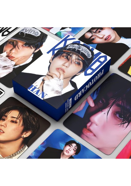 Stray Kıds Han '' Karma '' Çift Yön Baskılı Lomo Card Seti