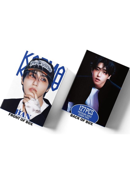 Stray Kıds Han '' Karma '' Çift Yön Baskılı Lomo Card Seti