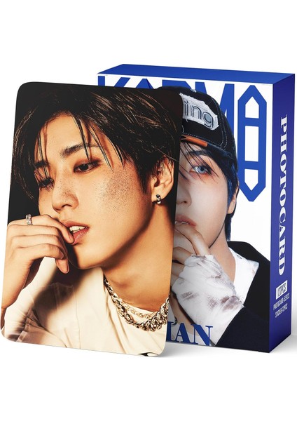 Stray Kıds Han '' Karma '' Çift Yön Baskılı Lomo Card Seti