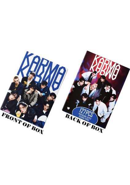 Stray Kıds '' Karma '' Çift Yön Baskılı Lomo Card Seti