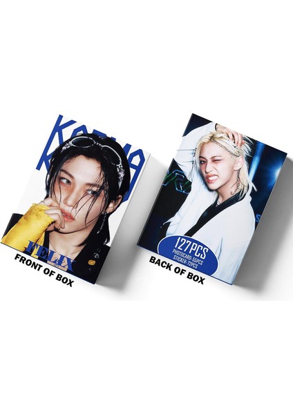 Stray Kıds Felix '' Karma '' Çift Yön Baskılı Lomo Card Seti