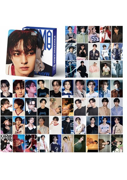 Stray Kıds Lee Know '' Karma '' Çift Yön Baskılı Lomo Card Seti fiyatları