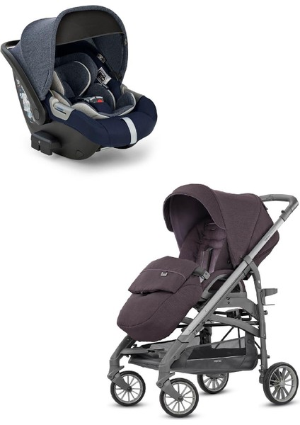 Trilogy Tek El ile Açılan Çift Yön Bebek Arabası ve Cab Ana Kucağı Hediyeli