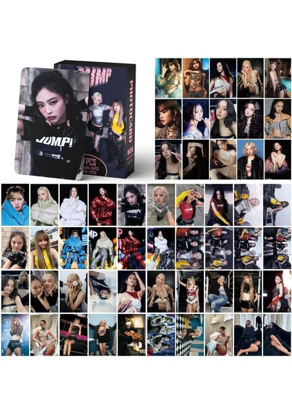 Blackpınk '' Jump '' Çift Yön Baskılı Lomo Card Seti