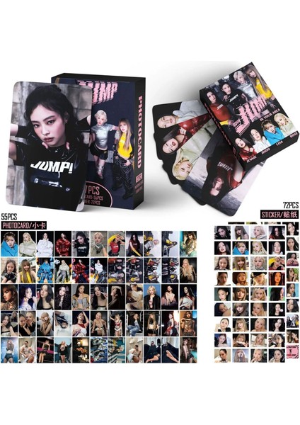 Blackpınk '' Jump '' Çift Yön Baskılı Lomo Card Seti fiyatları
