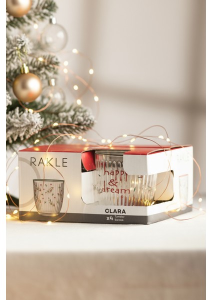 Clara 4'lü Su Bardağı Seti 290 cc