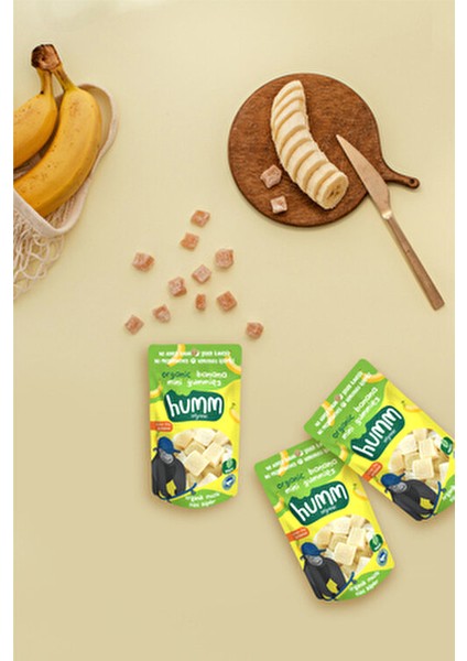 Organik Glutensiz Vegan Mangolu Mini Küpler Atıştırmalık Paketi - 6 Adet Doğal İçeriklerle