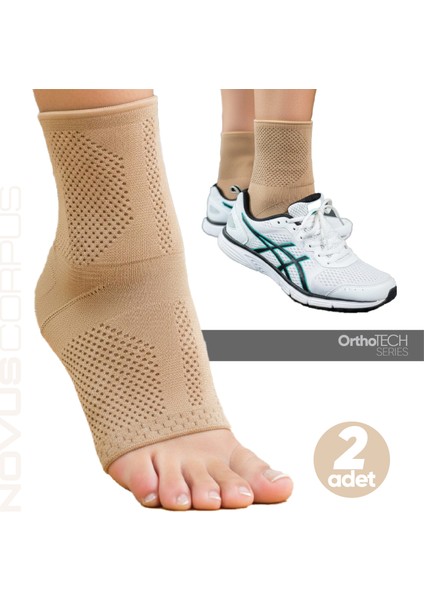 2'li Ortopedik Spor Ayak Bilekliği Unisex Spor Antrenman Gym Koşu Fitness Ayak Bileği Koruyucu