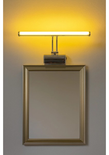 Şarjlı Ayna Üstü Banyo Aplik (Krom)