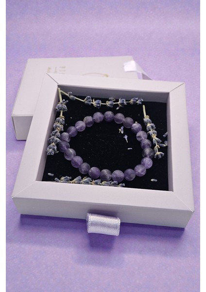Ametist Doğal Taş Bileklik – Mistik Enerji, Sakinlik & Antik Zarafet Tasarımı modelleri