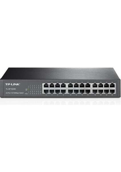 Tp-Lınk TL-SF1024D 24 Port 10/100 Yonetılemez Rack Mount Swıtch