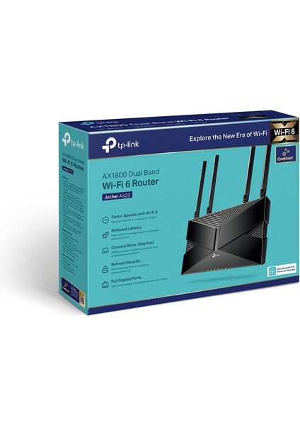 Tp-Lınk Archer AX23 AX1800 1800 Mbps Gıgabıt Dualband Wıfı6 Router fırsatları