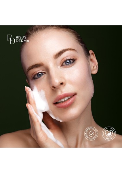 Rd Risus Derma Foam Face Shampoo, Vegan, Tuzsuz, Hyaluronic Acid, 5.5 Ph, Sivilce Karşıtı fiyatları